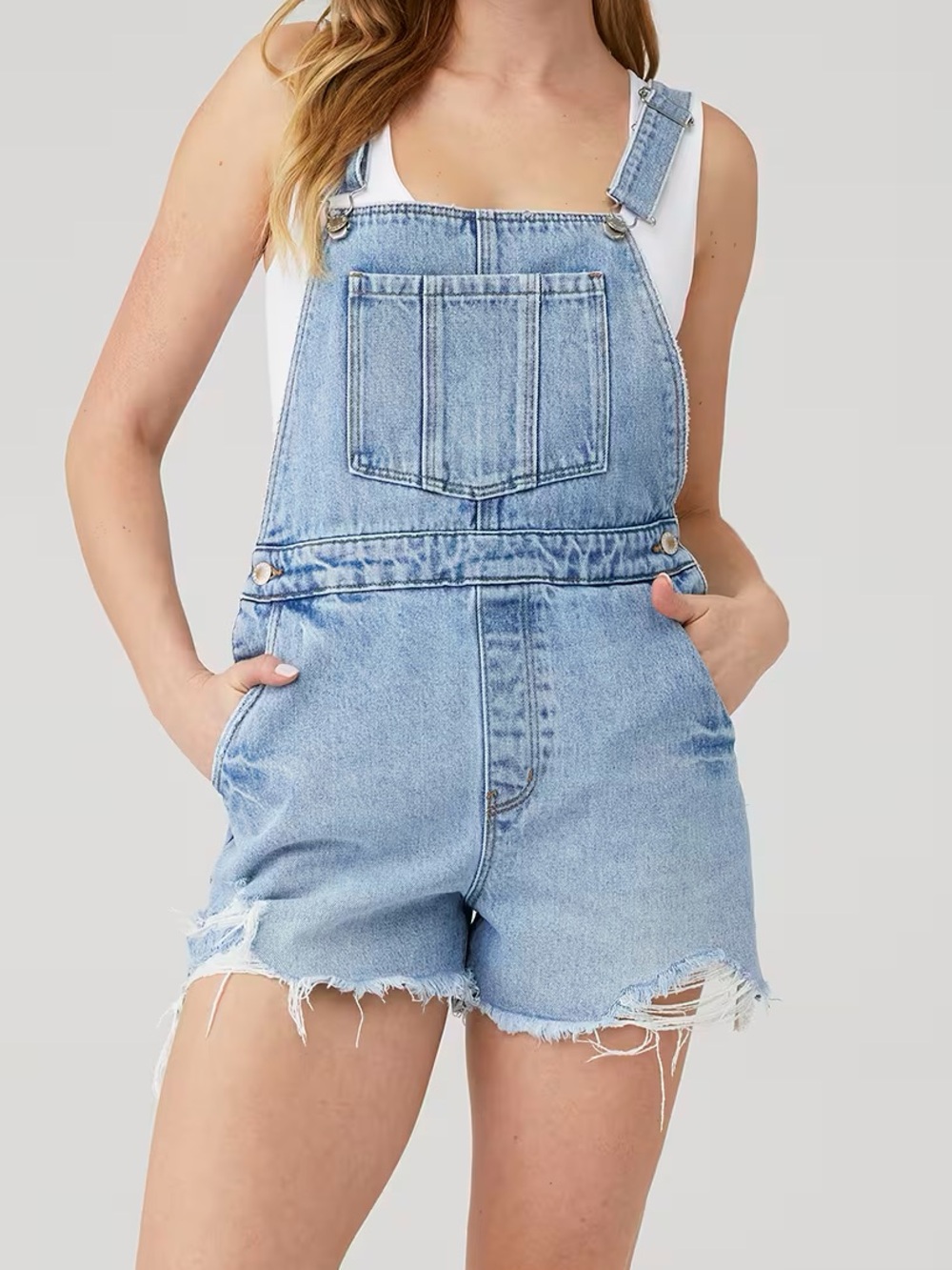 ROLLA’S Original High Rise Cut-Off Short Overalls